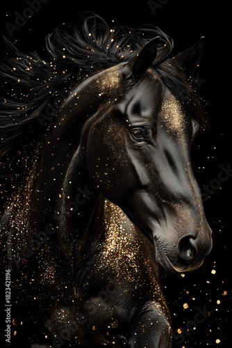 horse in the night