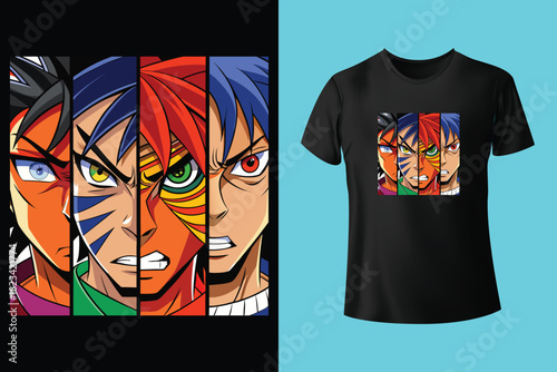 Modern Anime Multi-Character Artwork