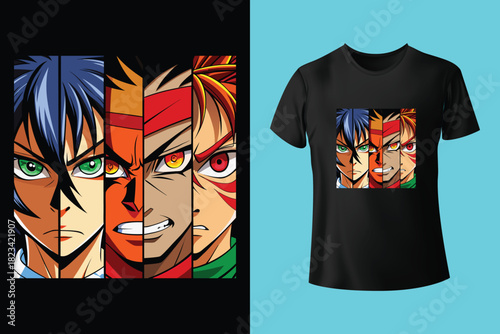 Modern Anime Multi-Character Artwork