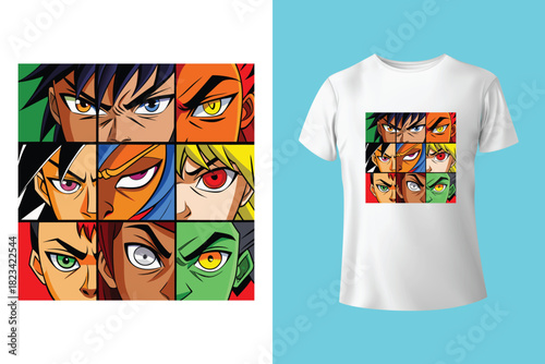 Modern Anime Multi-Character Artwork