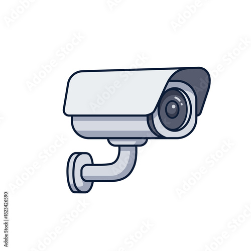 CCTV Camera cartoon vector illustration