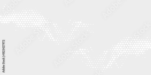 White vector layout with circle shapes. Abstract styled opaque decorative design with bubbles. eps10