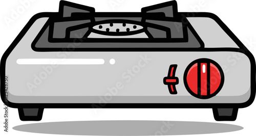 Portable Gas Stove for Outdoor Cooking and Camping Adventures.