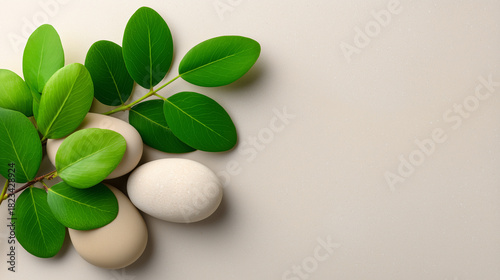 Soft Beige Spa Background w...
