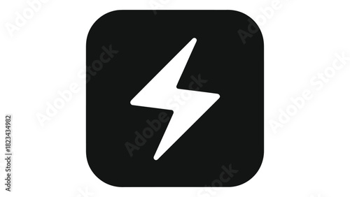 Generic lightning bolt icon representing instant mobile payments and fast digital financial transactions and transfers.