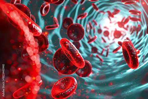 blood cells move through blood vessels https://s.mj.run/5nA65fOjsDM