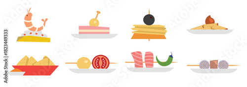 Appetizers Appetizers Vector .