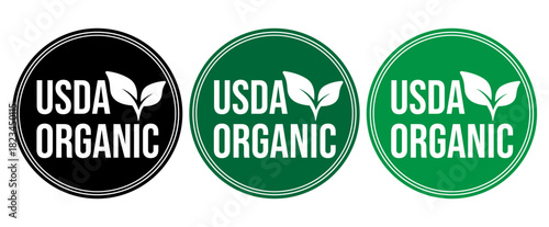 USDA Organic badge, USDA Organic Seal Graphic , USDA Organic Stamp, USDA Organic Seal