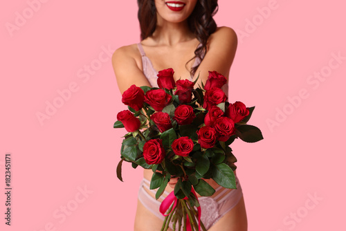 Beautiful young Asian woman...