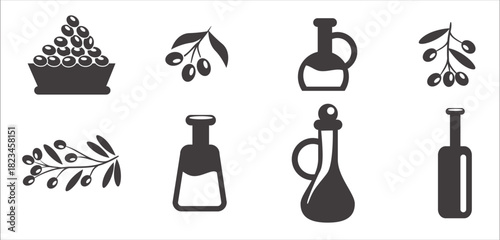 Versatile Oil Elements Vector Pack for Food Packaging and Industrial Designs