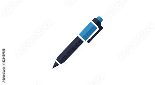 pen illustration for creative writing representing ideas against a white background for blog posts and digital marketing materials.