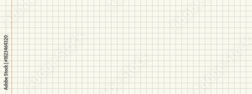 School notes grid sheet. Bullet journal notebook background for planner.