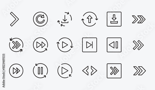 Premium Arrows Icon Pack UI
