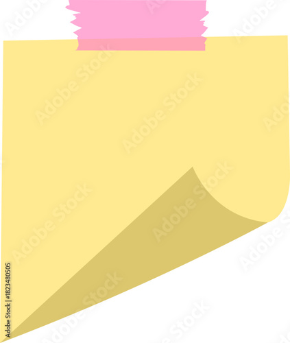 Sticky Note Illustration