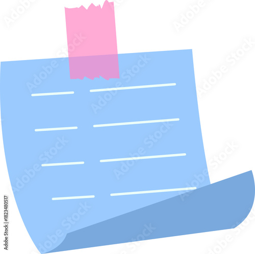 Sticky Note Illustration