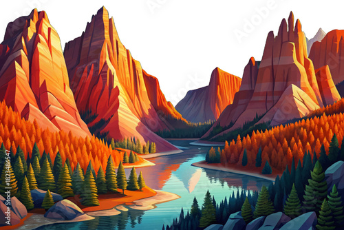 Uinta Mountains Utah Tall ridges with spruce forests, alpine lakes, red rock patches and crisp mountain air