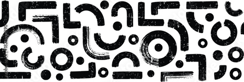 Black and white world map silhouette on a clean white background