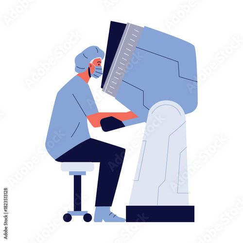 Robotic Surgery a combination of robotic assistance and real-time monitoring technology during precision-based medic