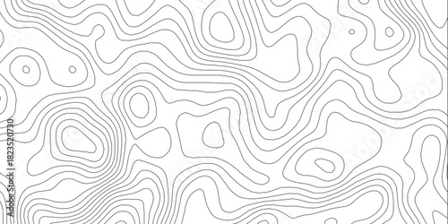 Topographic map background with geographic grid for hiking and mountain sport. luxury topographic wavy pattern and geographic grid map design. paper texture Imitation of a geographical map shades.