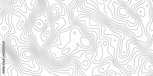 Topographic map background with geographic grid for hiking and mountain sport. luxury topographic wavy pattern and geographic grid map design. paper texture Imitation of a geographical map shades.