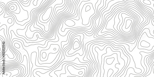 Topographic map background with geographic grid for hiking and mountain sport. luxury topographic wavy pattern and geographic grid map design. paper texture Imitation of a geographical map shades.