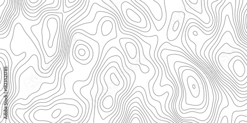 Topographic map background with geographic grid for hiking and mountain sport. luxury topographic wavy pattern and geographic grid map design. paper texture Imitation of a geographical map shades.