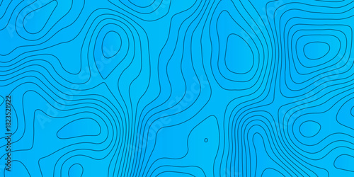 Topographic map background with geographic grid for hiking and mountain sport. luxury topographic wavy pattern and geographic grid map design. paper texture Imitation of a geographical map shades.