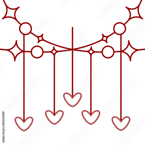 Mother's Day Neon Heart Decoration