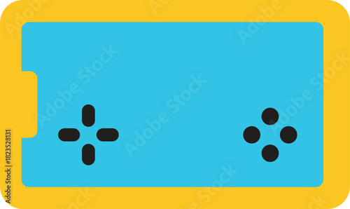 Modern minimalist handheld gaming console for immersive digital entertainment and competitive esports play, featuring a vibrant screen and intuitive controls in a sleek, portable design