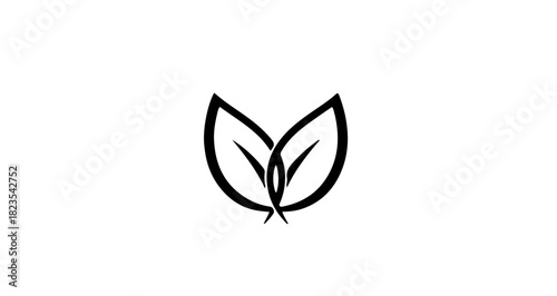 Organic packaging mark icon symbol vector