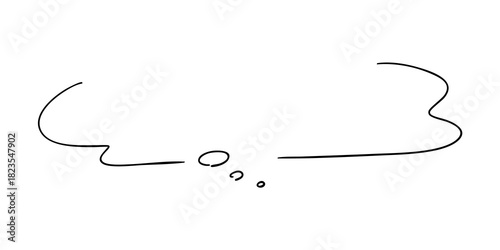 もやもやとした不安や不満の考える吹き出し