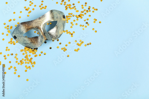 Beautiful carnival mask and...