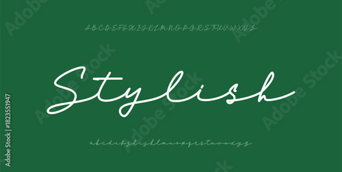 Ultra-thin monoline signature script with graceful strokes and minimalist handwritten elegance. Ideal for branding, personal names, classy fashion logos, and light modern typography.