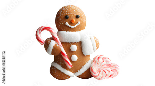 Gingerbread Man with Candy