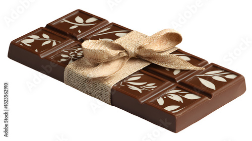 Decorated Milk Chocolate Bar