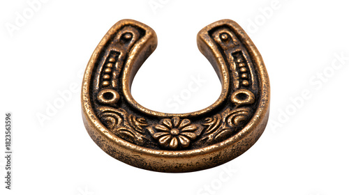 Ornate Bronze Horseshoe