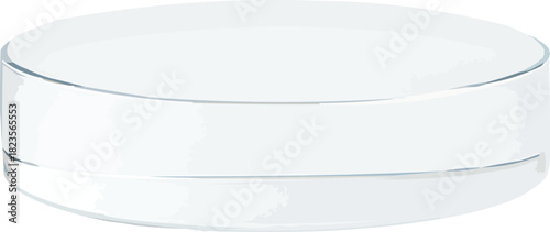 Crystal Glass Cylinder Podium