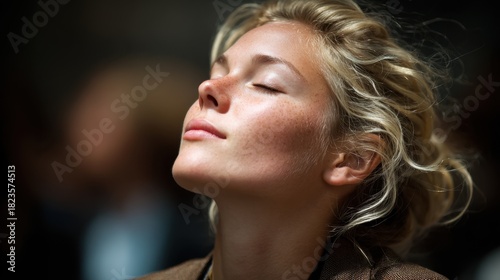 Fototapeta Naklejka Na Ścianę i Meble -  Being calm under pressure is about steady nerves, logical thinking, and decisive action when stress levels rise or circumstances become chaotic.
