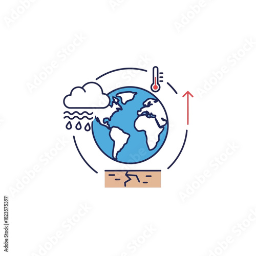 Global Warming and Climate Change Earth's Temperature Rising, Extreme Weather and Environmental Impact