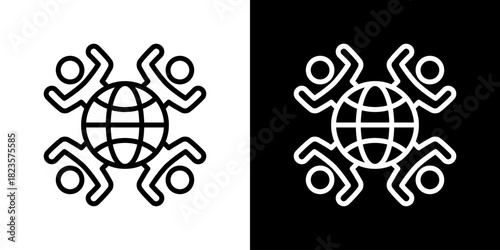 Culture Icon Vector Illustration. Fresh Line Design Built For Creative Flexibility In Light And Dark Versions.