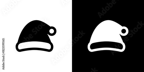 サンタクロースの帽子のアイコン