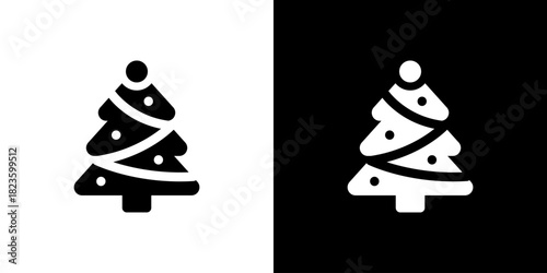 クリスマスツリーのアイコン