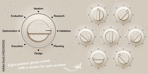 Creative design switches for project management tools