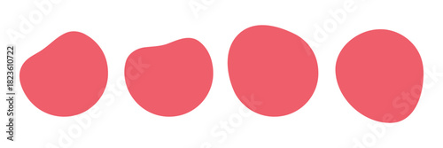 Random organic blob shapes. Black cube drops. Liquid organic amoeba silhouette blob in modern style. Various shapes of irregular blobs. organic blob shape irregular form abstract vector illustration .