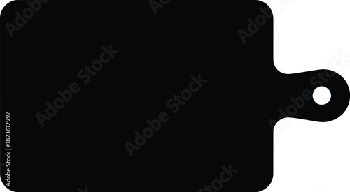 Cutting board kitchen equipment for chopping ingredients preparing food or presentation of dishes a vector illustration