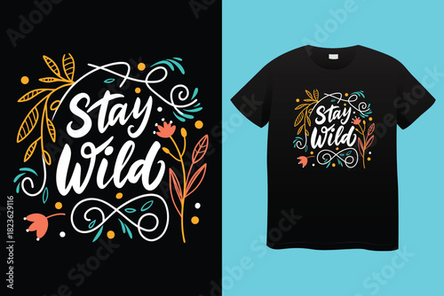 Transparent PNG available
Stay Wild Skull with Cap on Brick Wall - Urban Streetwear Graphic