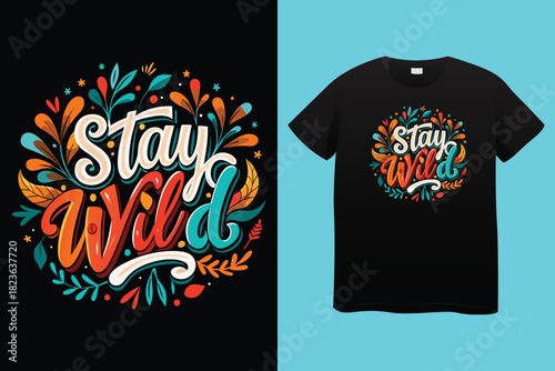Stay wild ocean. Sunshine beach club for t shirt print, Enjoy beach life. Sunshine paradise graphic print design.