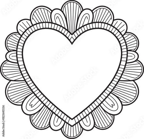 German phrase i am calm and relaxed heart mandala