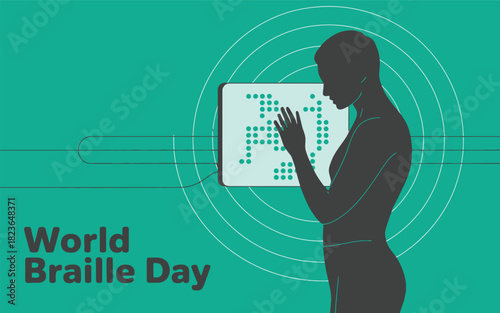 Braille Day Awareness Poster Accessibility Inclusion Visual Design