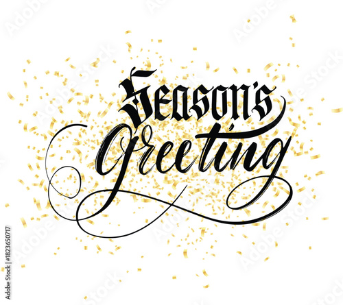 Elegant season greeting calligraphy Elegant season greeting calligraphy Elegant season greeting calligraphy
